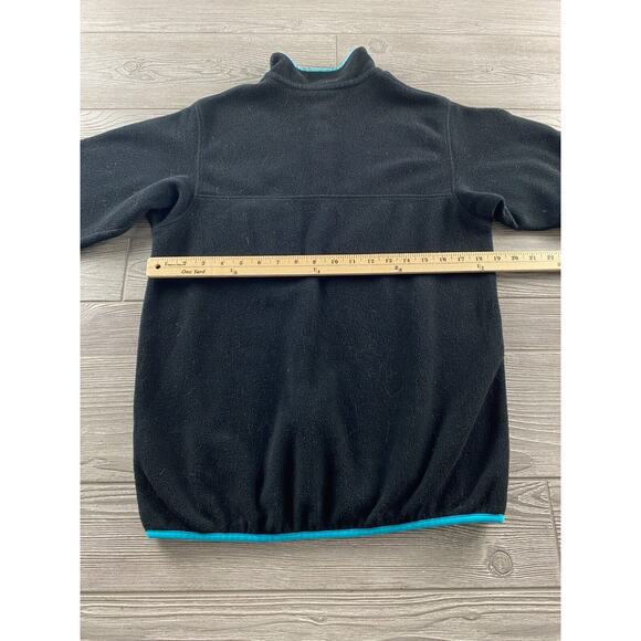 Patagonia Womens Synchilla Snap-T Fleece Pullover Jacket Size Medium Black - Picture 5 of 8